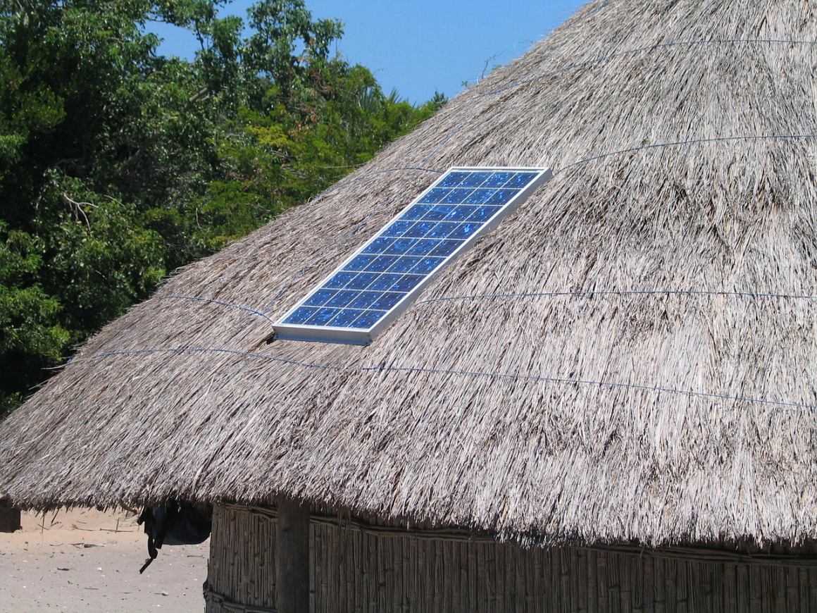 Solar panel, Africa