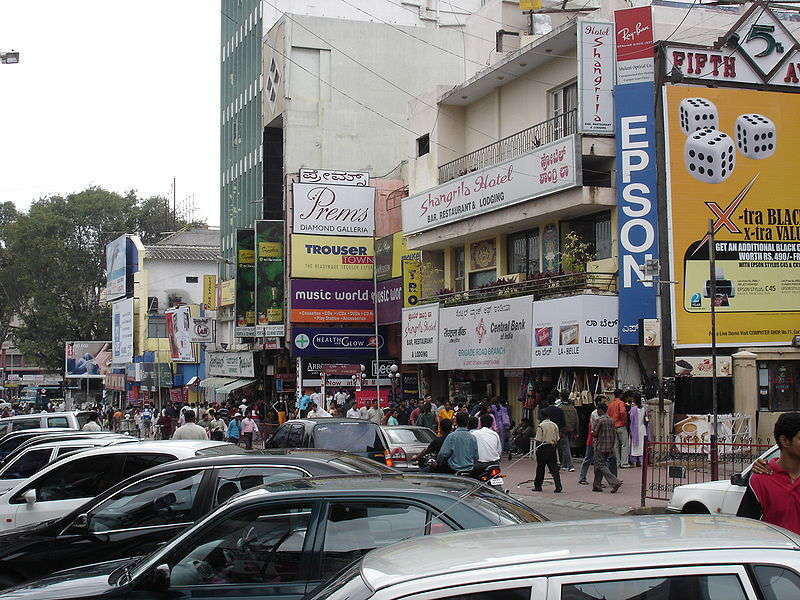 Street at Bangalore, India - foto di Vincent Bloch